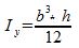 Moment of inertia Y-direction