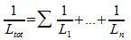 Parallel coupled inductances