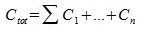 Series coupled capacitances