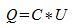 Charging via capacitance and voltage