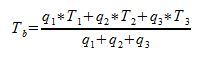 Mixing temperature