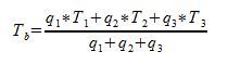 Mixing temperature