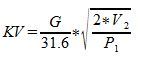 KV-value supercritical steam